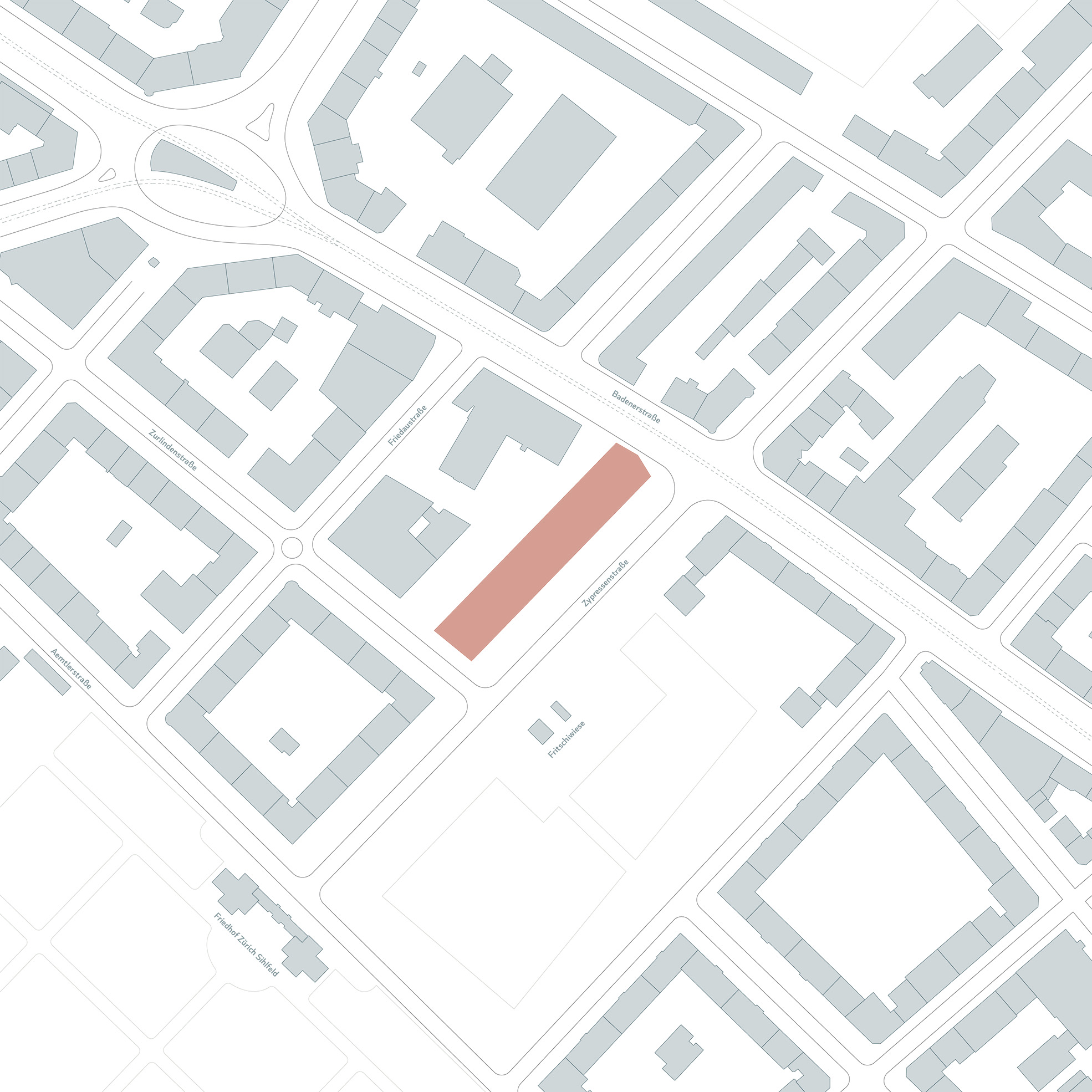 Das alte Franzareal, Lageplan